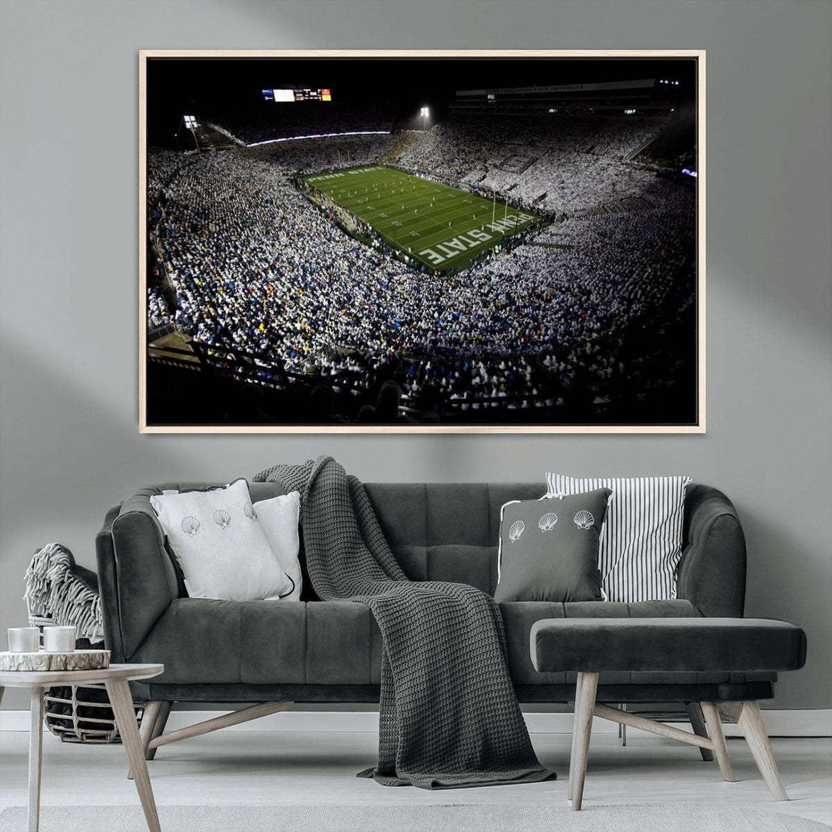 Penn State Football Stadium Wall Art - Beaver Stadium Canvas