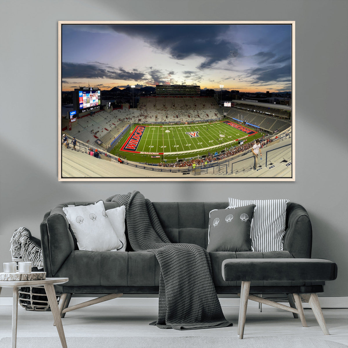 Arizona Wildcats Football Team Print - Tucson Arizona