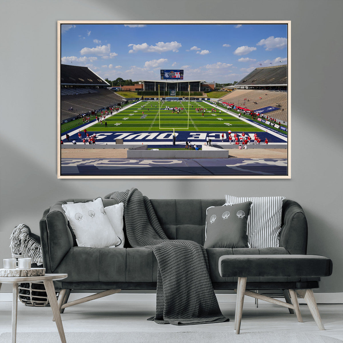 Rice University Owls Football Team Print - Houston Rice