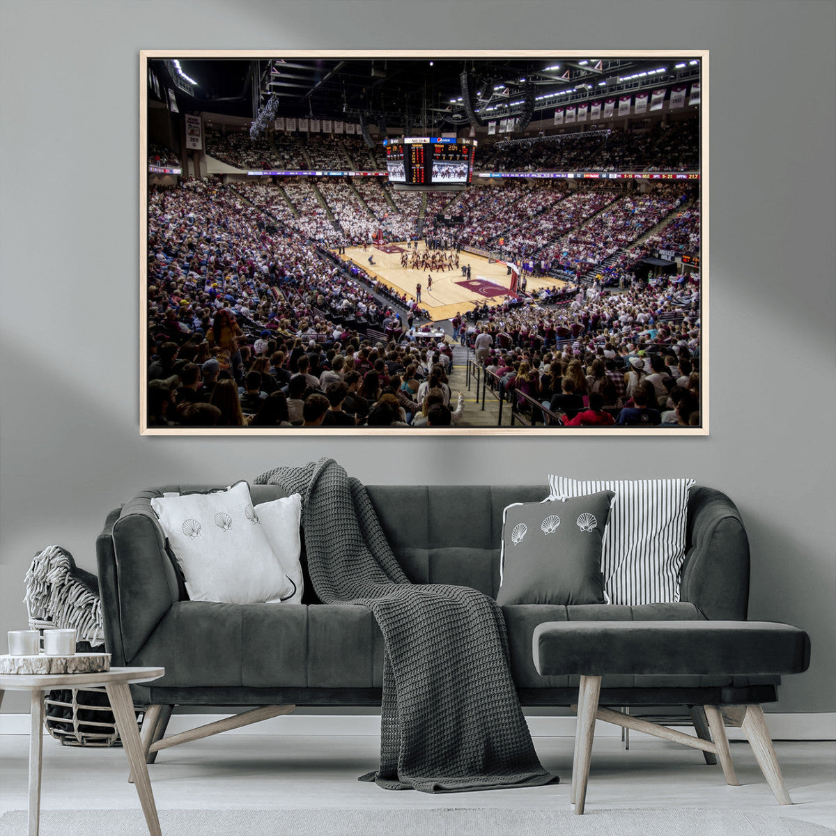 University of Nebraska Cornhuskers Basketball Team Print -