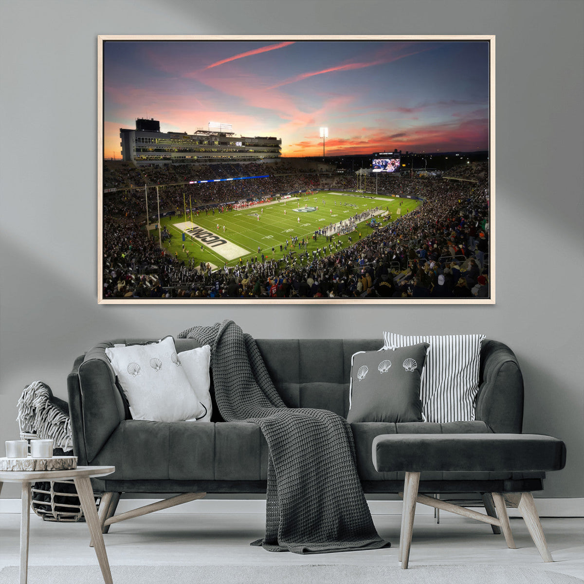 The University of Connecticut UCONN Huskies Football Team