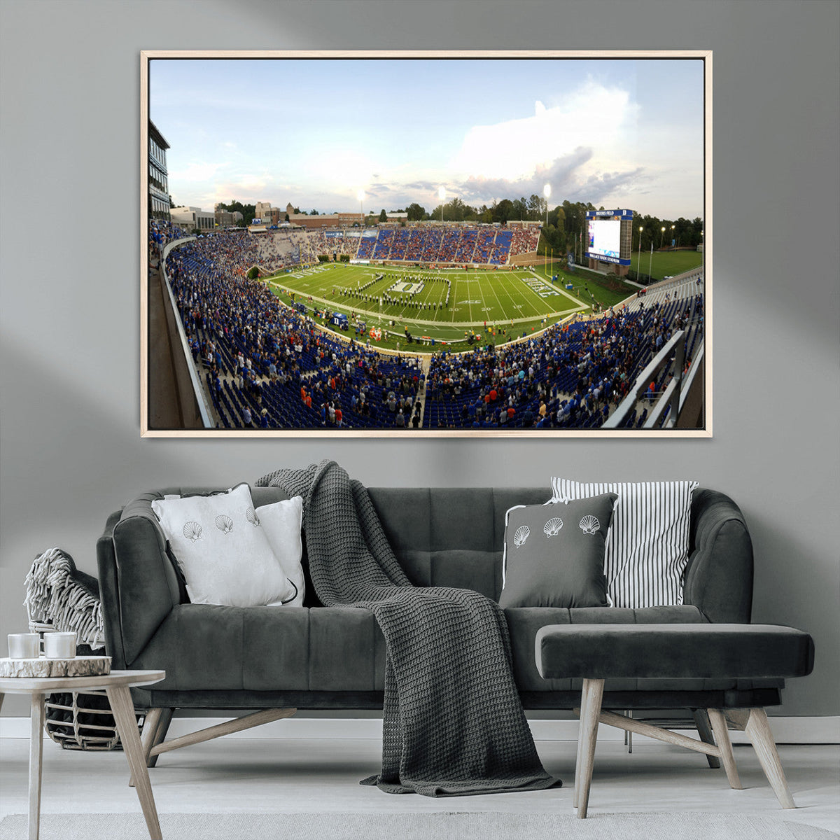 The Duke University Blue Devils Football Team Print - Durham