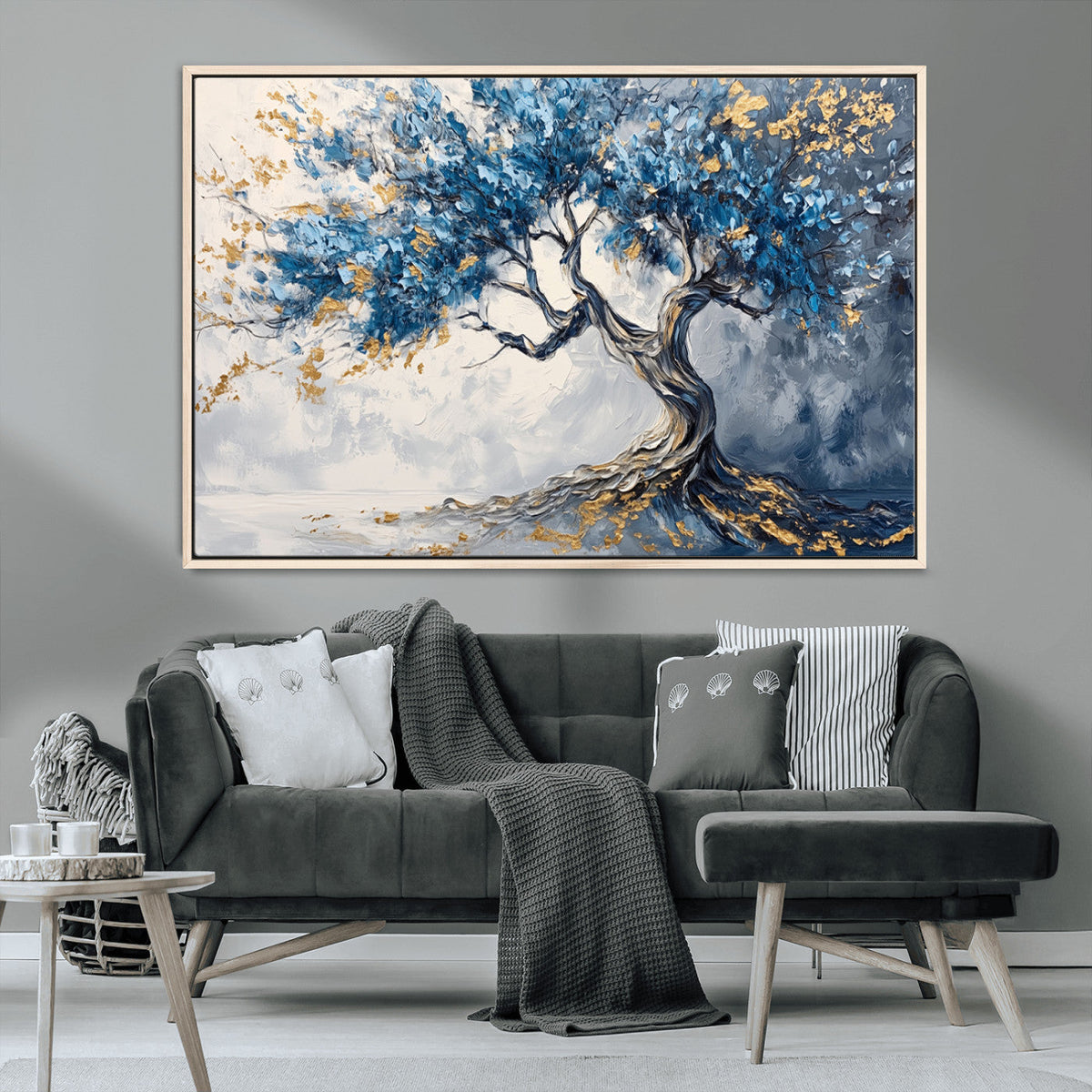Abstract Tree Painting Canvas Wall Art | Tree of Life