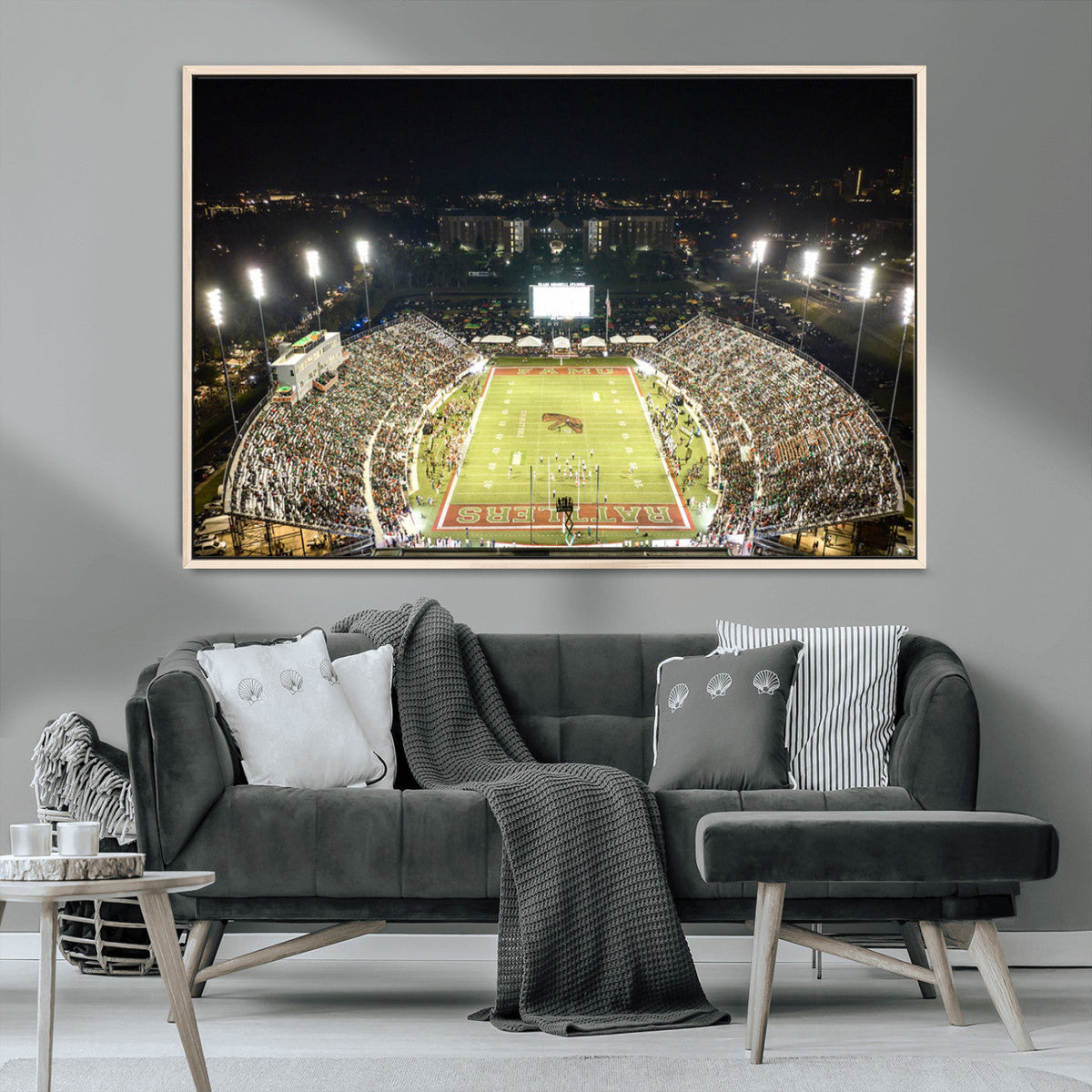 Florida A&M Rattlers Football Team Print - Tallahassee Bragg
