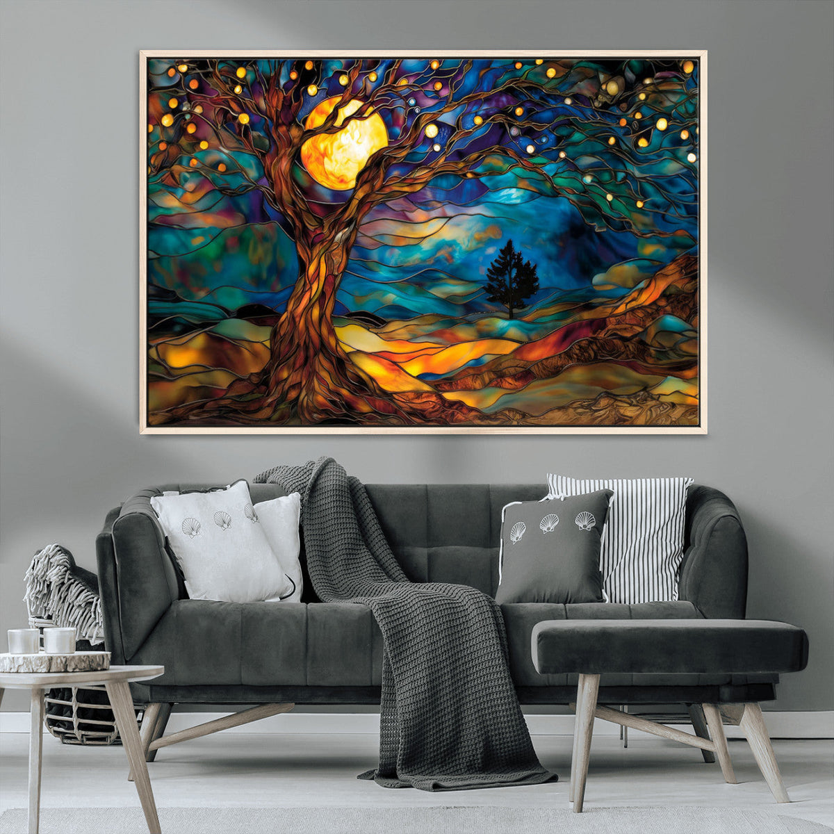 Tree of Life Wall Art - Yggdrasil Tree of Life Canvas Print