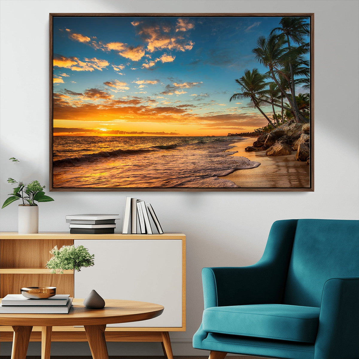Sunset Wall Art Canvas Print