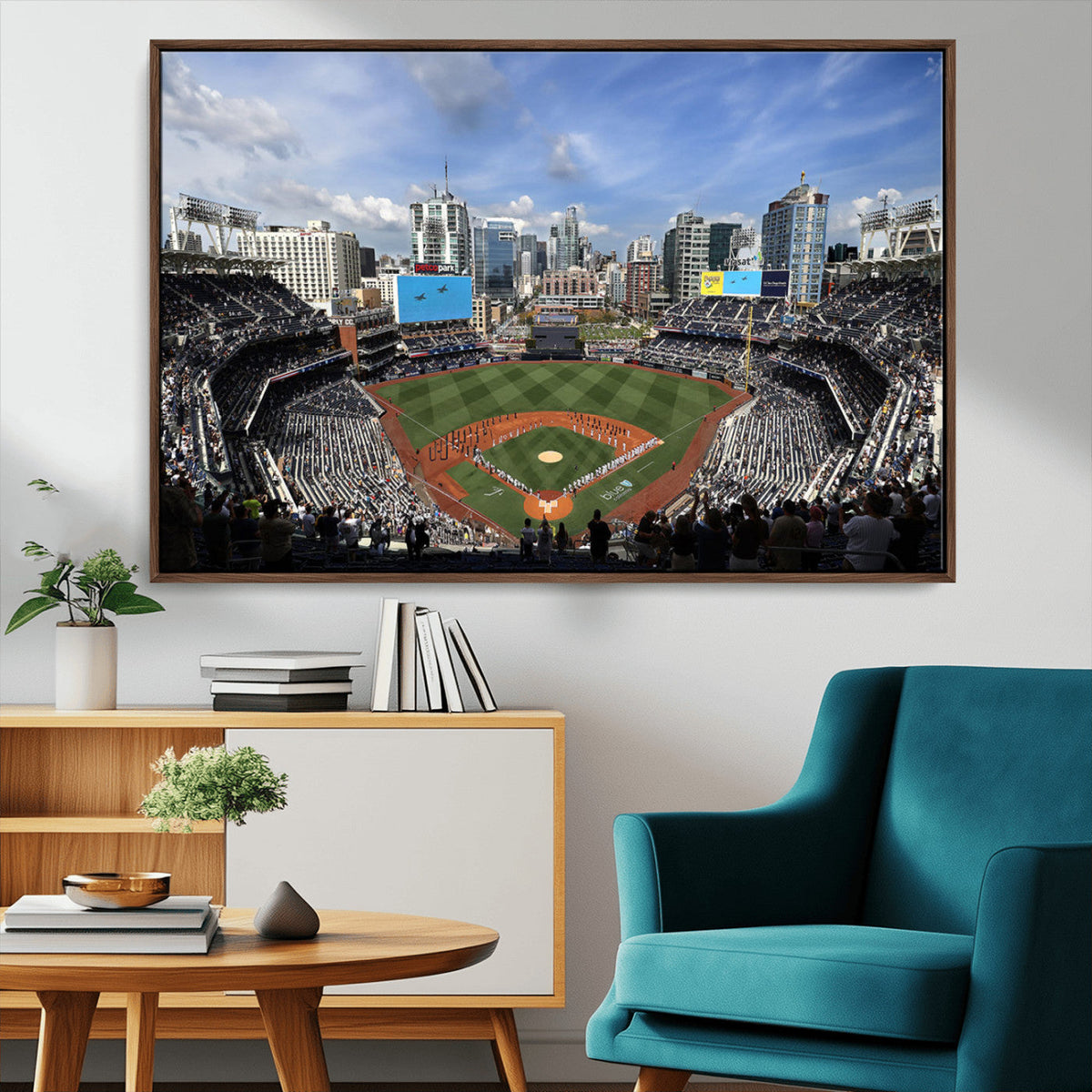 San Diego Padres Baseball Team Print - Petco Park Stadium