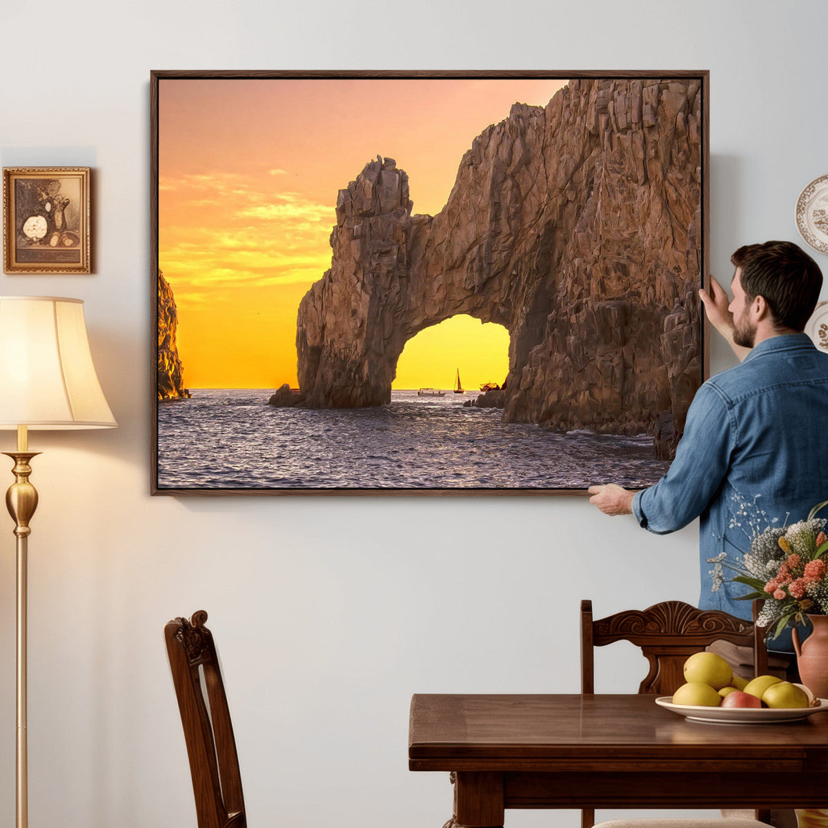 El Arco Cabo San Lucas Ocean Arch Wall Art Canvas Print