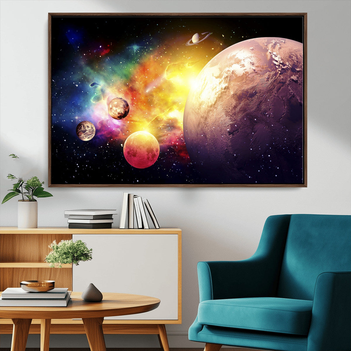 Space and Galaxy Canvas Print