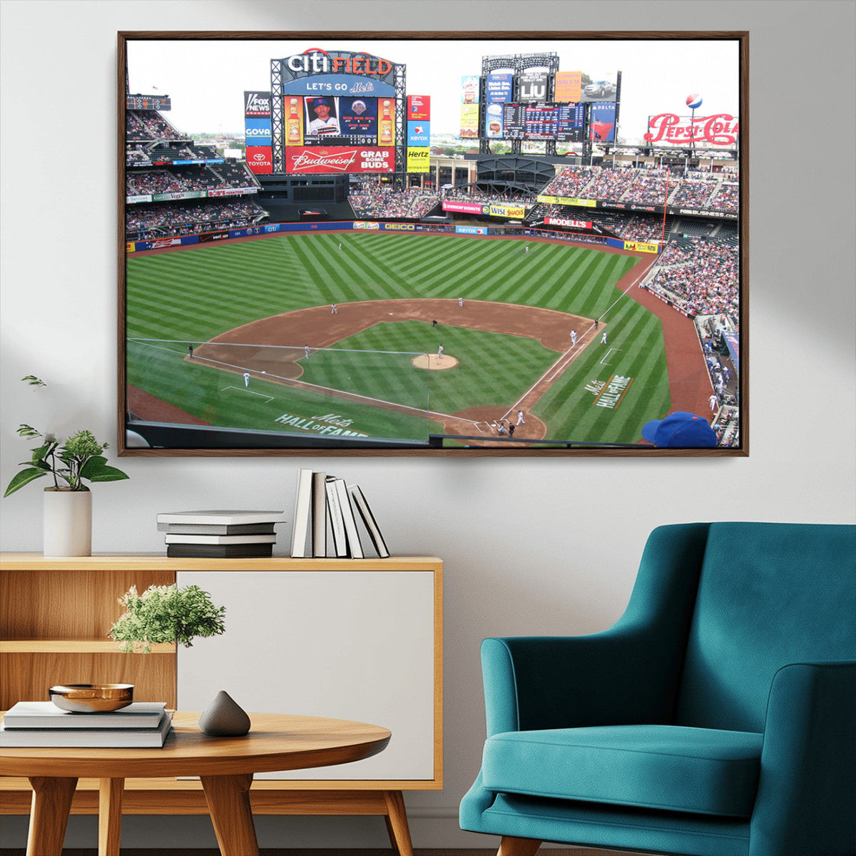 New York Mets Baseball Team Print - Citi Field Baseball