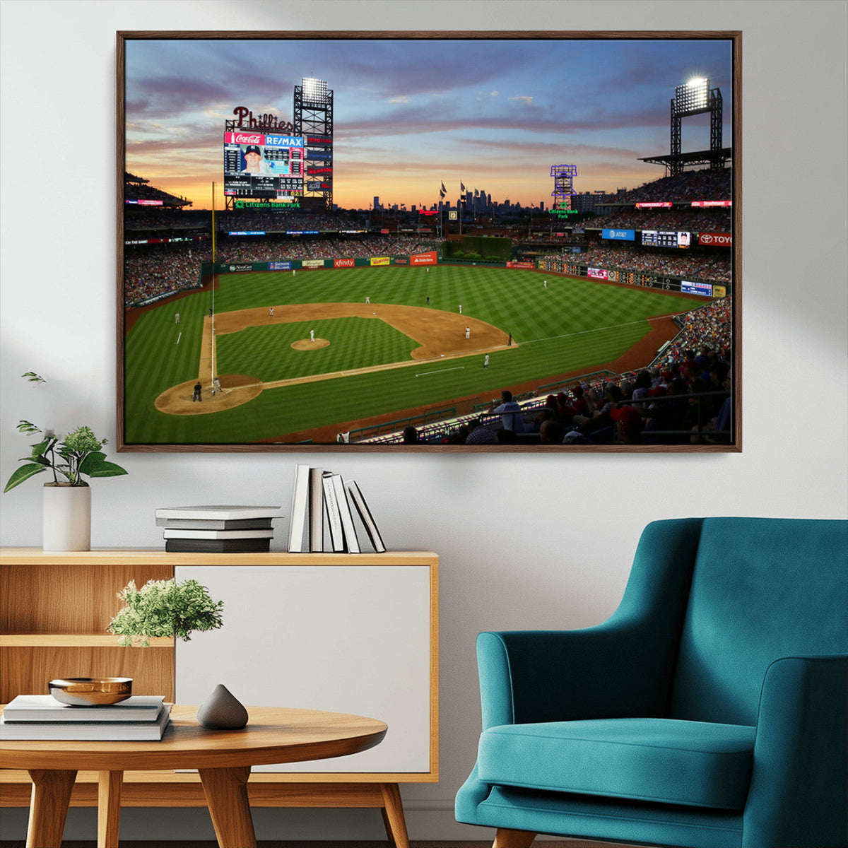 Citizens Bank Park Philadelphia Phillies Wall Art Canvas |
