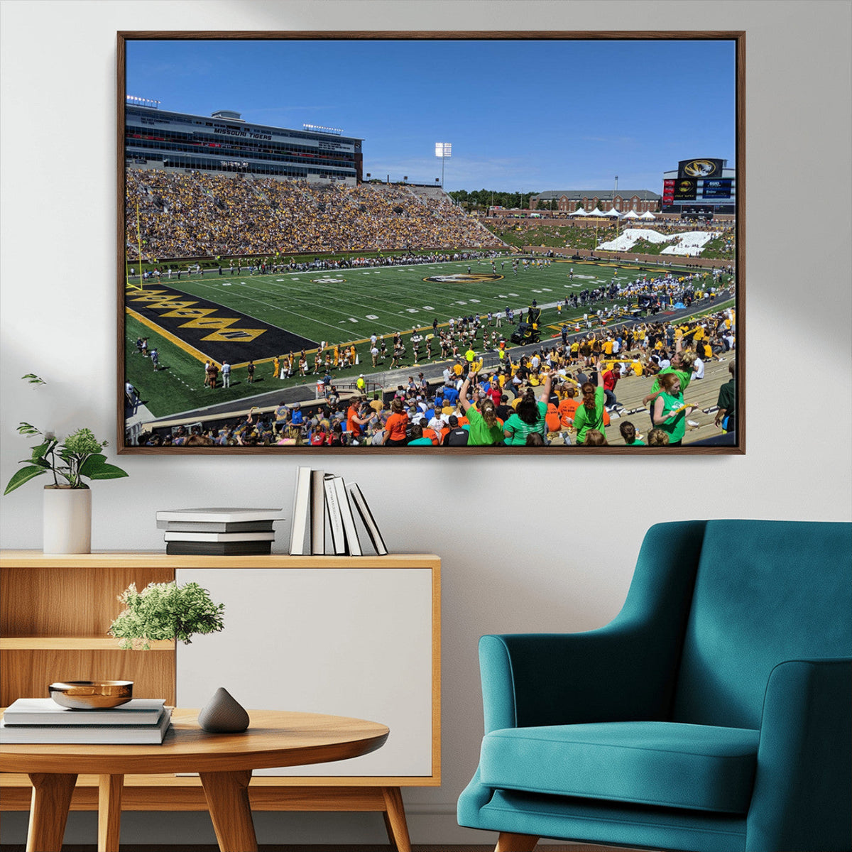 University of Missouri Tigers Football Team Print - Columbia