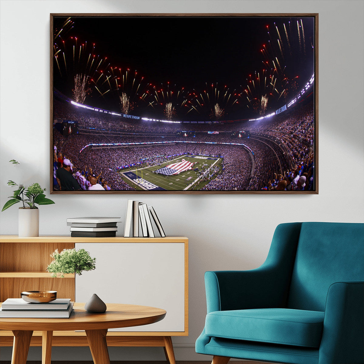 New York Giants Football Team Print - East Rutherford