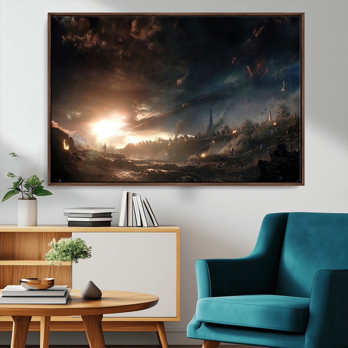 Avengers Planet Wall Art Canvas Print