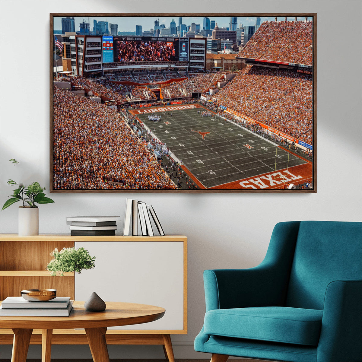 University of Texas Longhorns Football Team Print - Austin