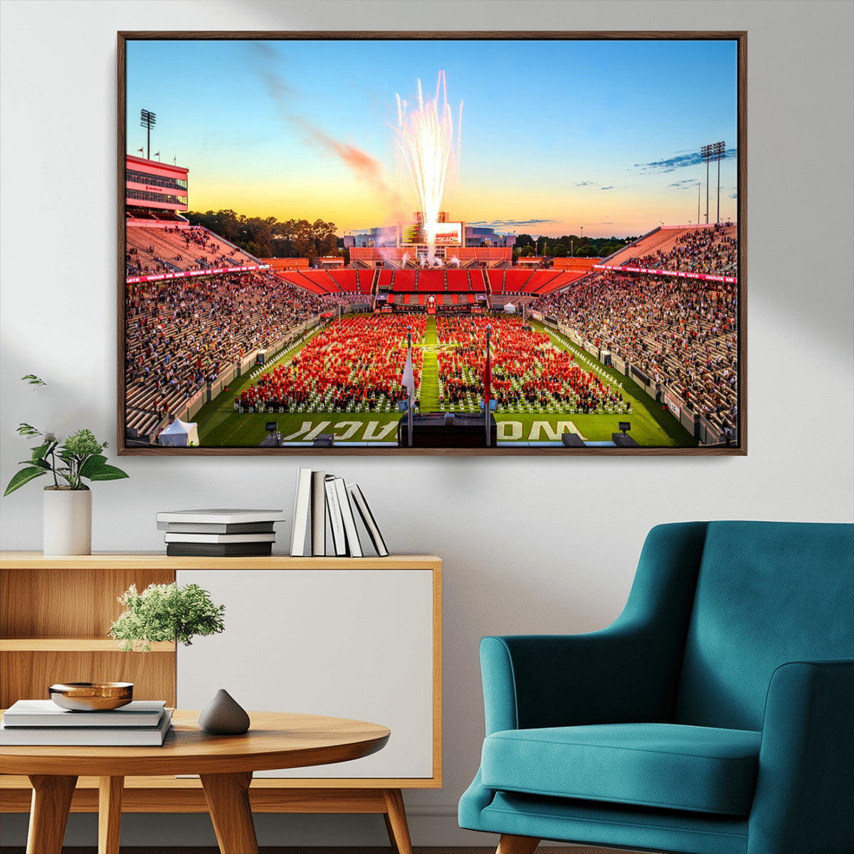 North Carolina State University Canvas Print, North Carolina