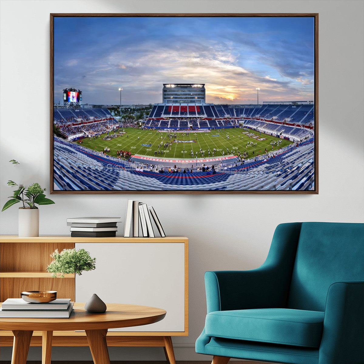 Florida Atlantic University Owls Football Team Print - Boca