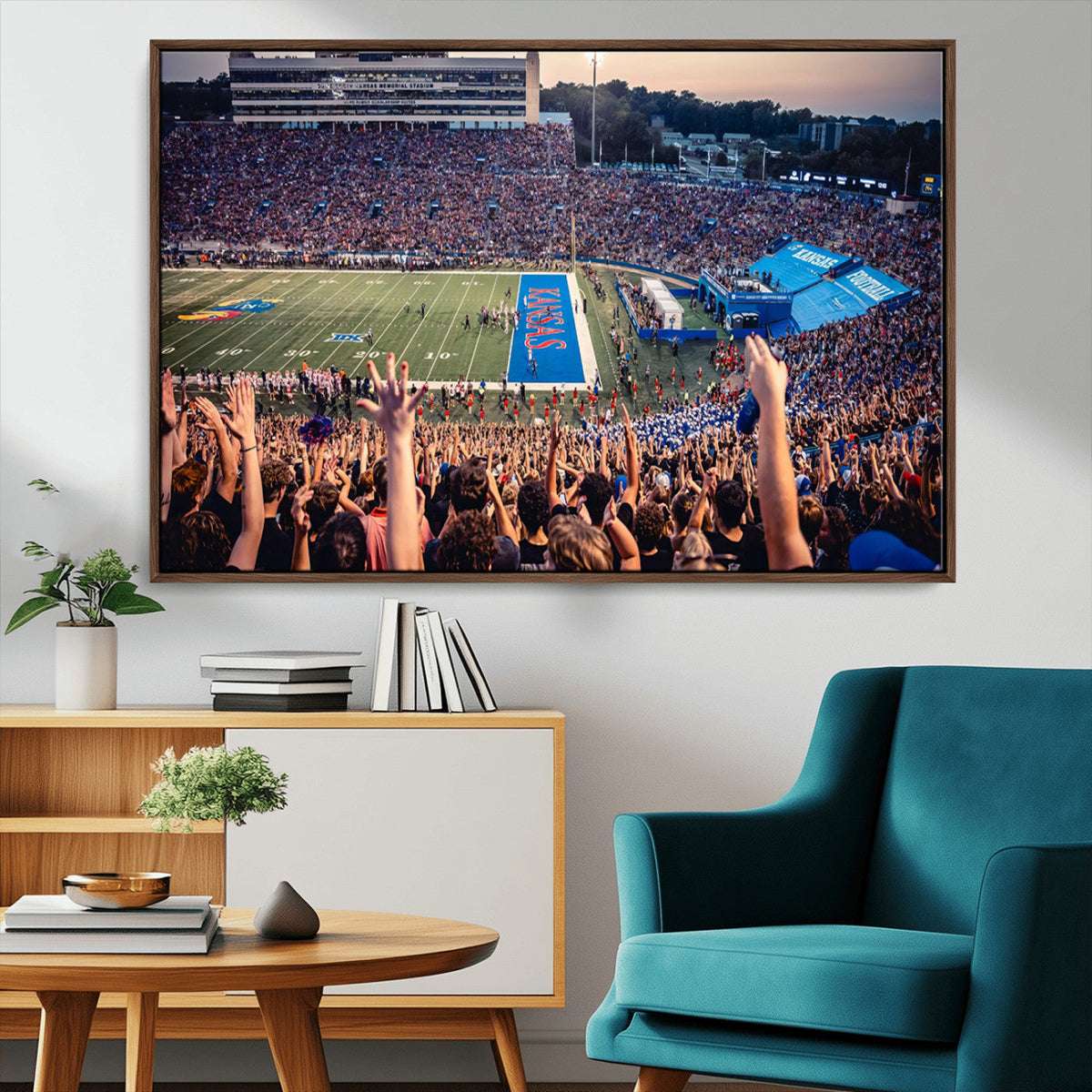 University of Kansas Jayhawks Football Team Art Print -