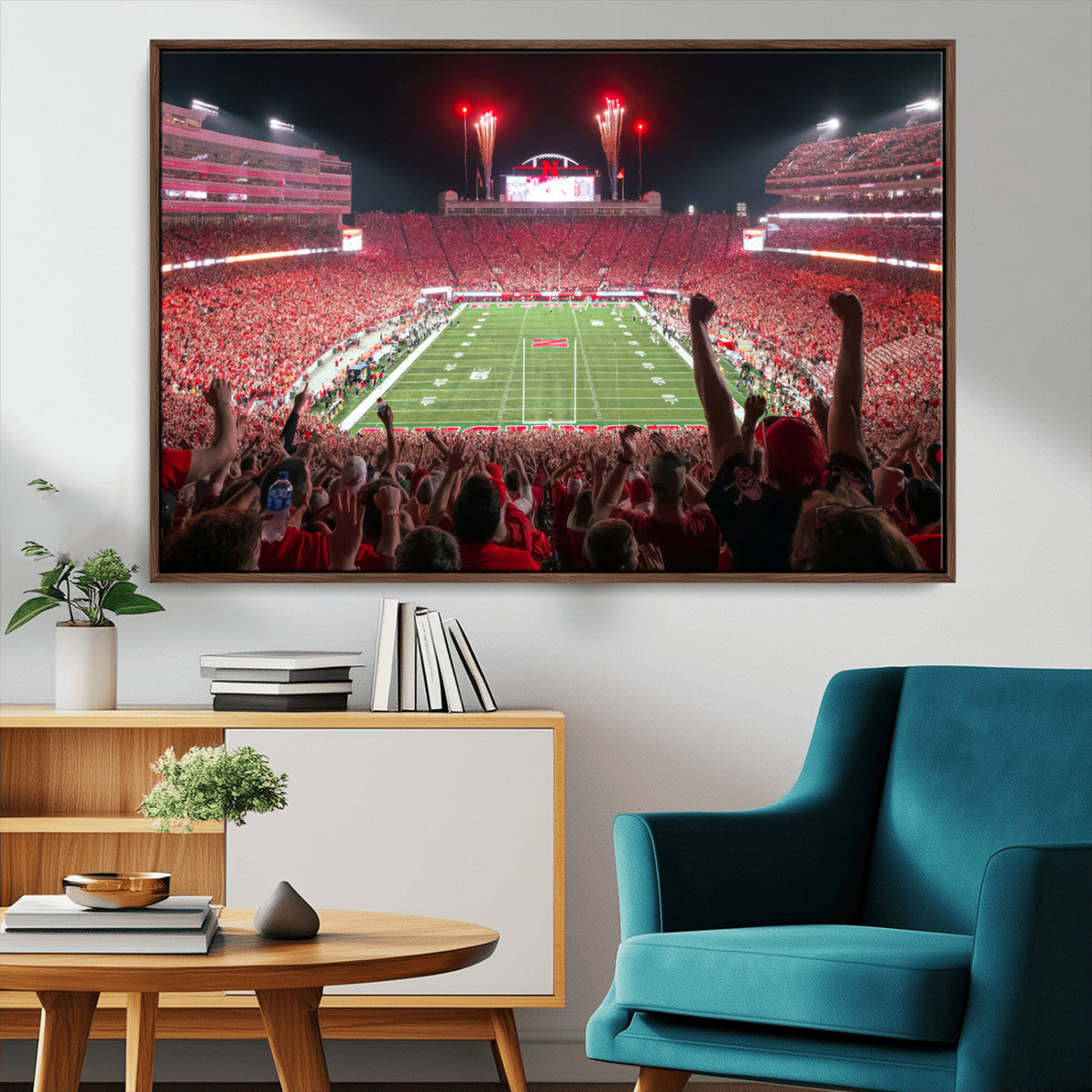 University of Nebraska Cornhuskers Football Team Print -
