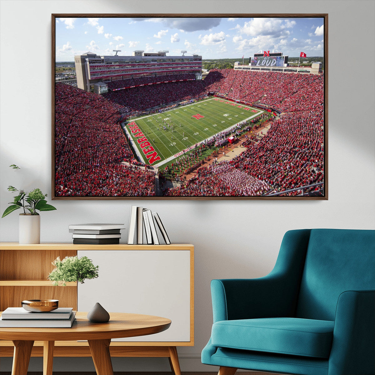 University of Nebraska Cornhuskers Football Team Print -