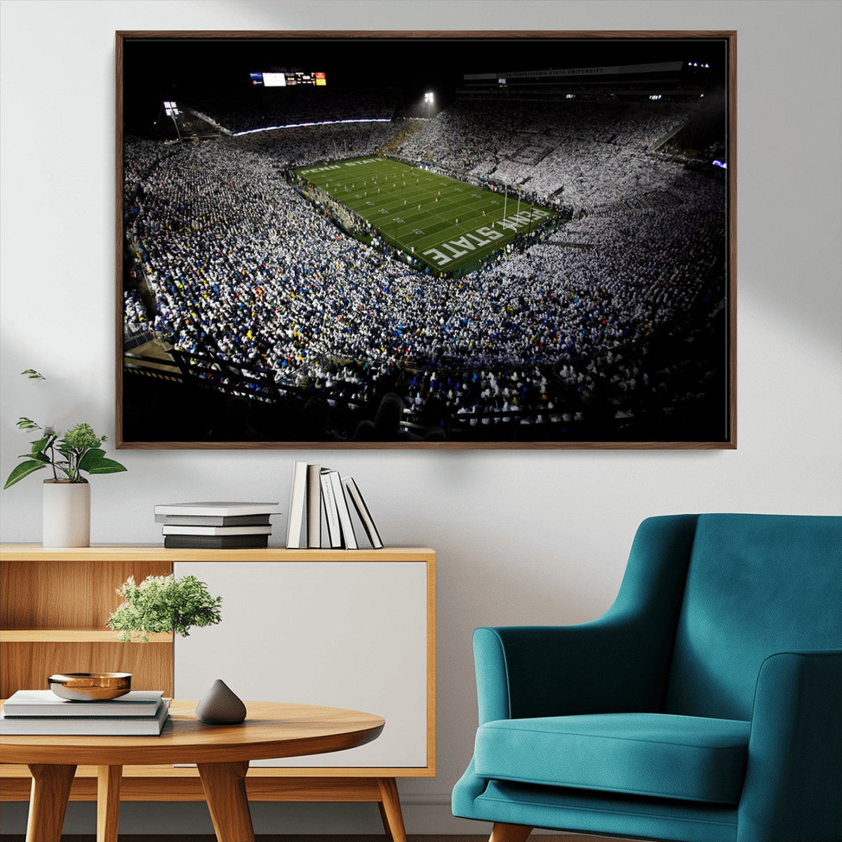 Penn State Football Stadium Wall Art - Beaver Stadium Canvas