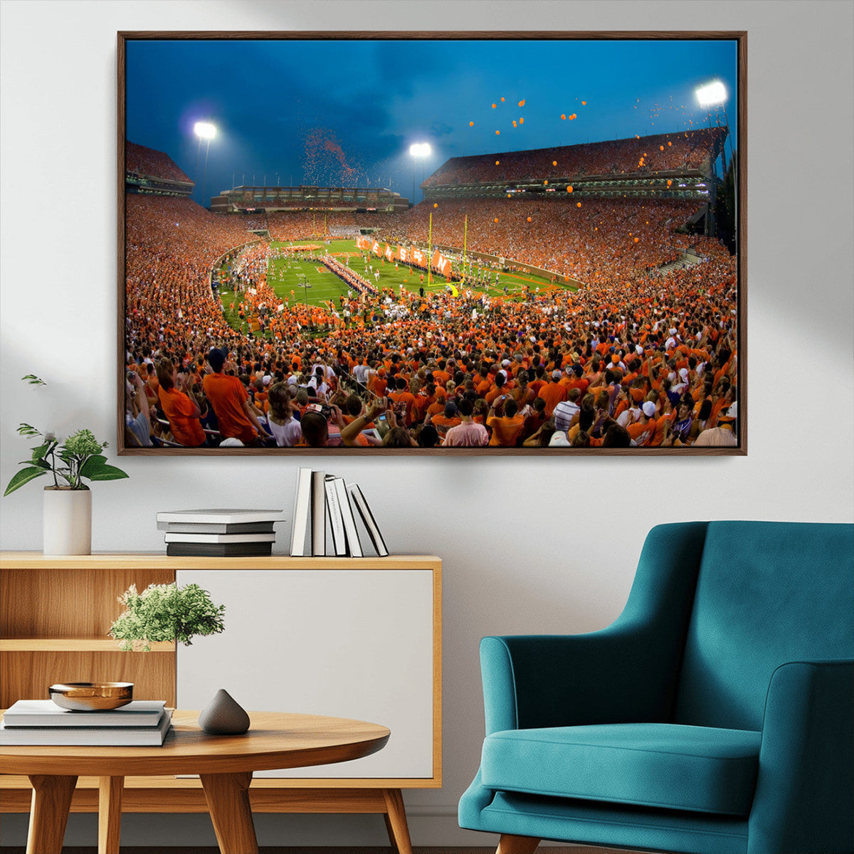 Clemson University Tigers Football Team Print - Clemson