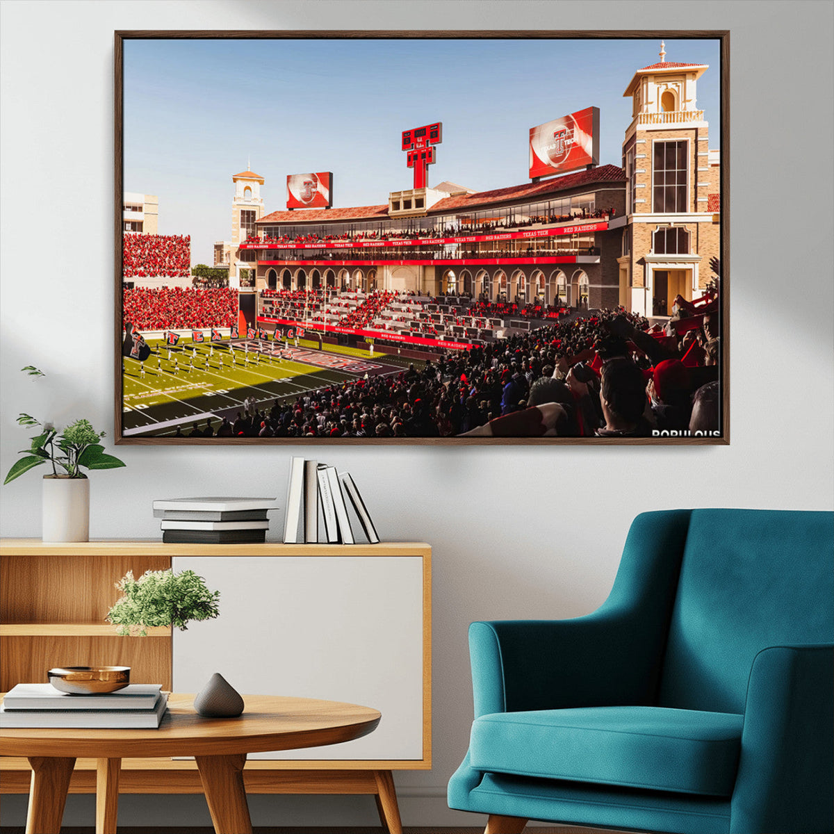 Jones AT&T Stadium Texas Tech Red Raiders Wall Art | Large