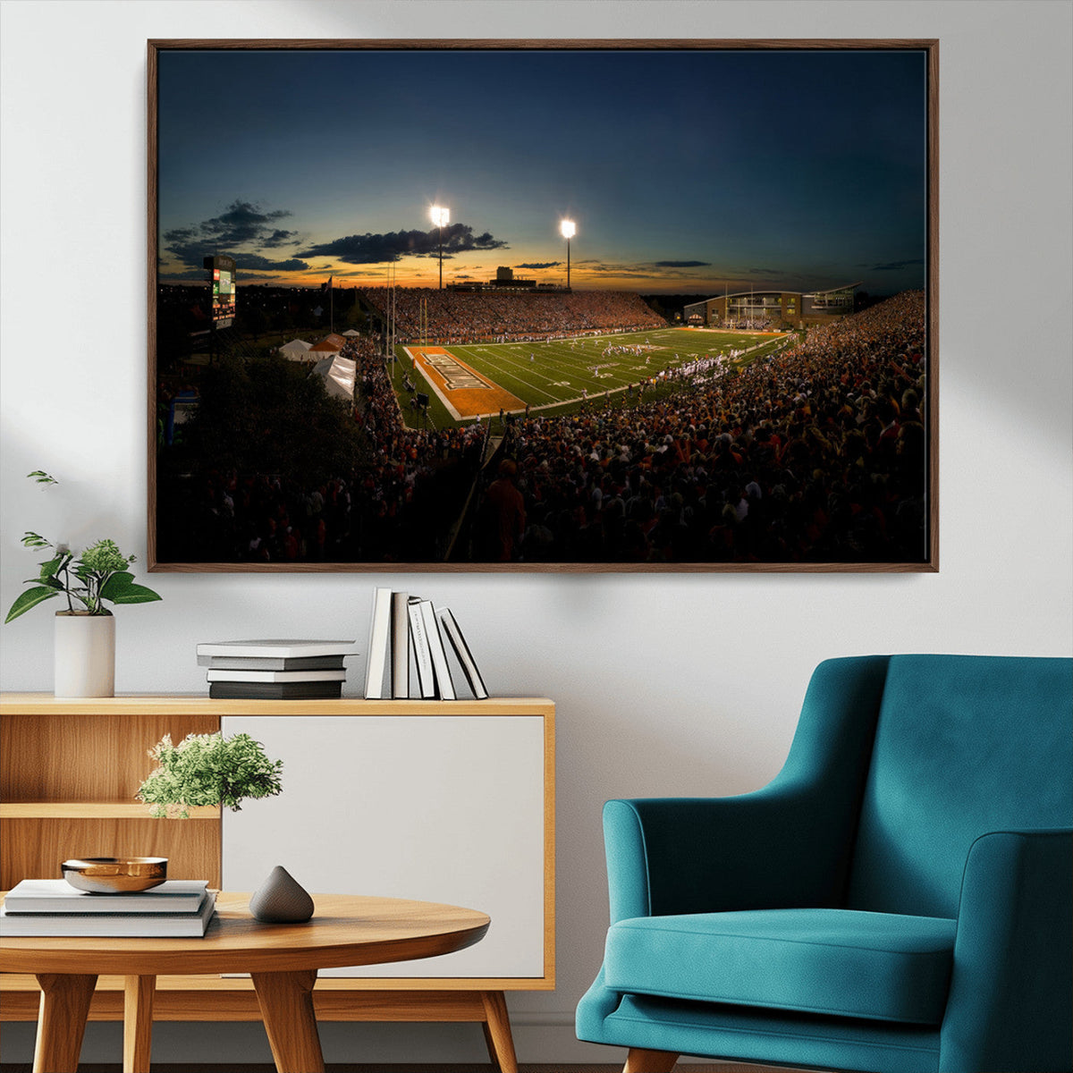 Ball State Cardinals Football Team Print - Muncie Scheumann