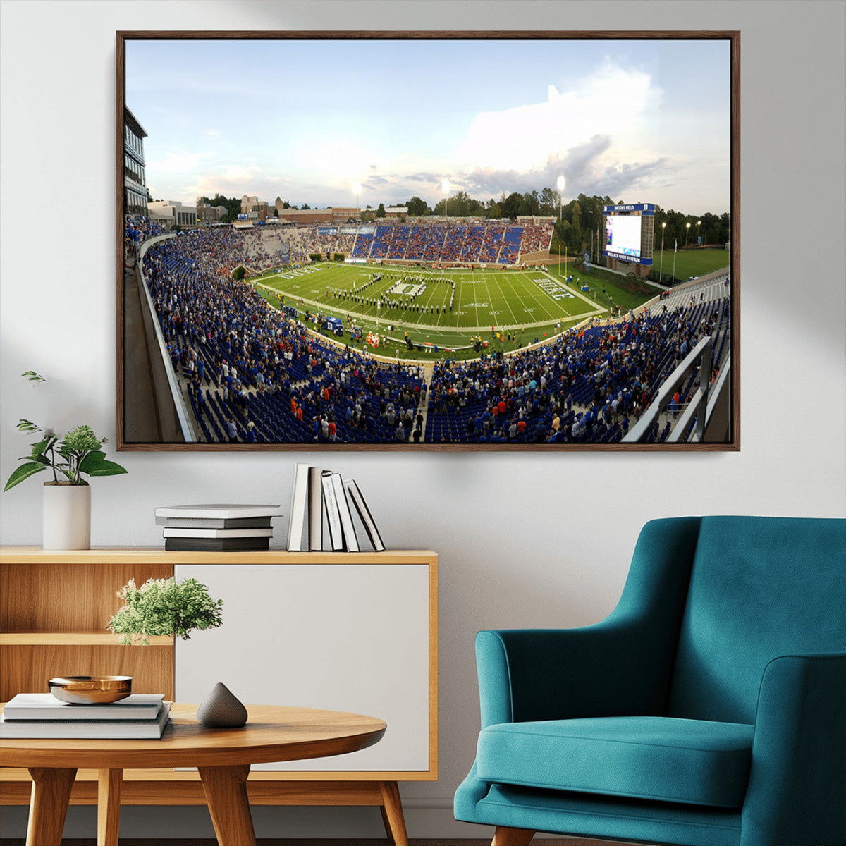 The Duke University Blue Devils Football Team Print - Durham