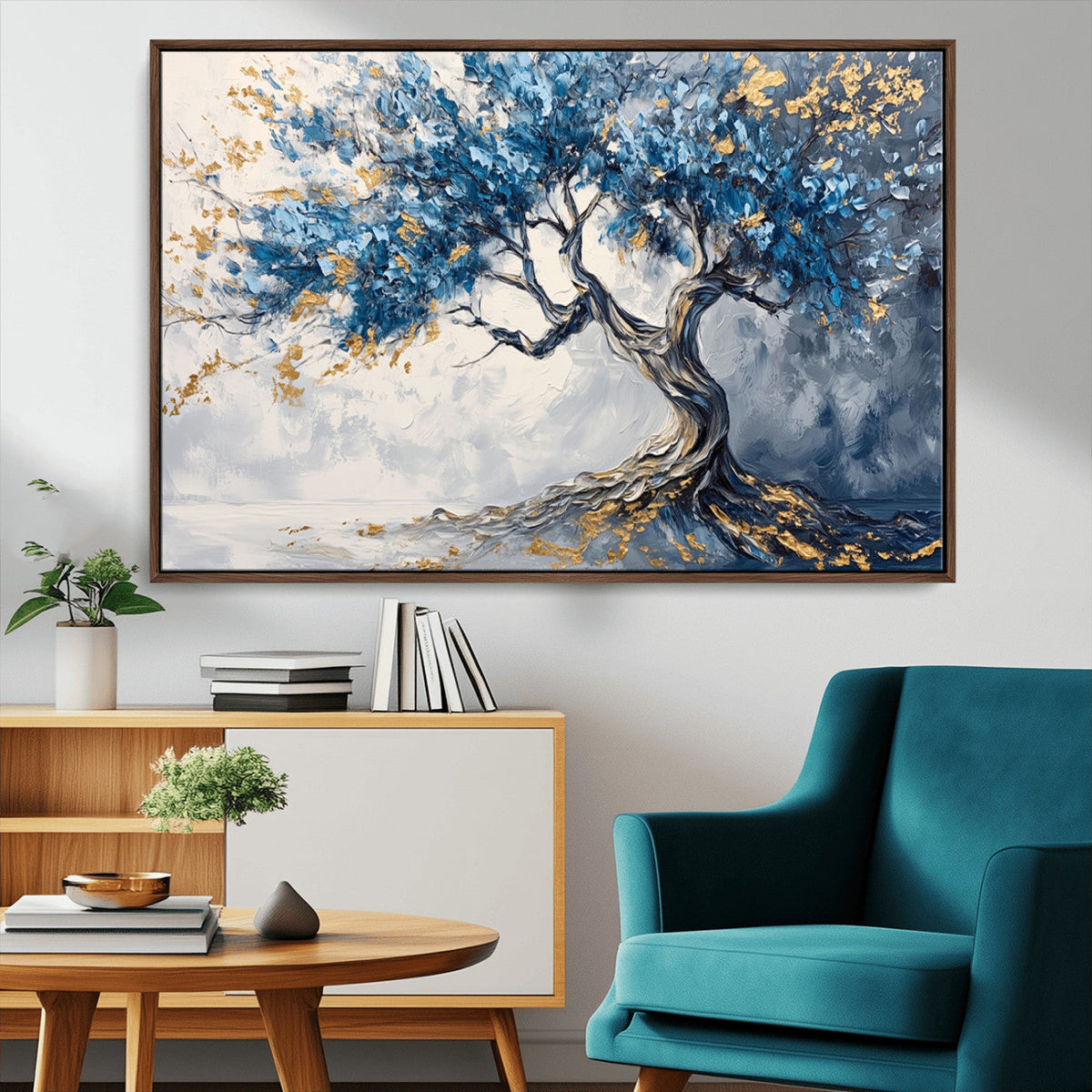 Abstract Tree Painting Canvas Wall Art | Tree of Life