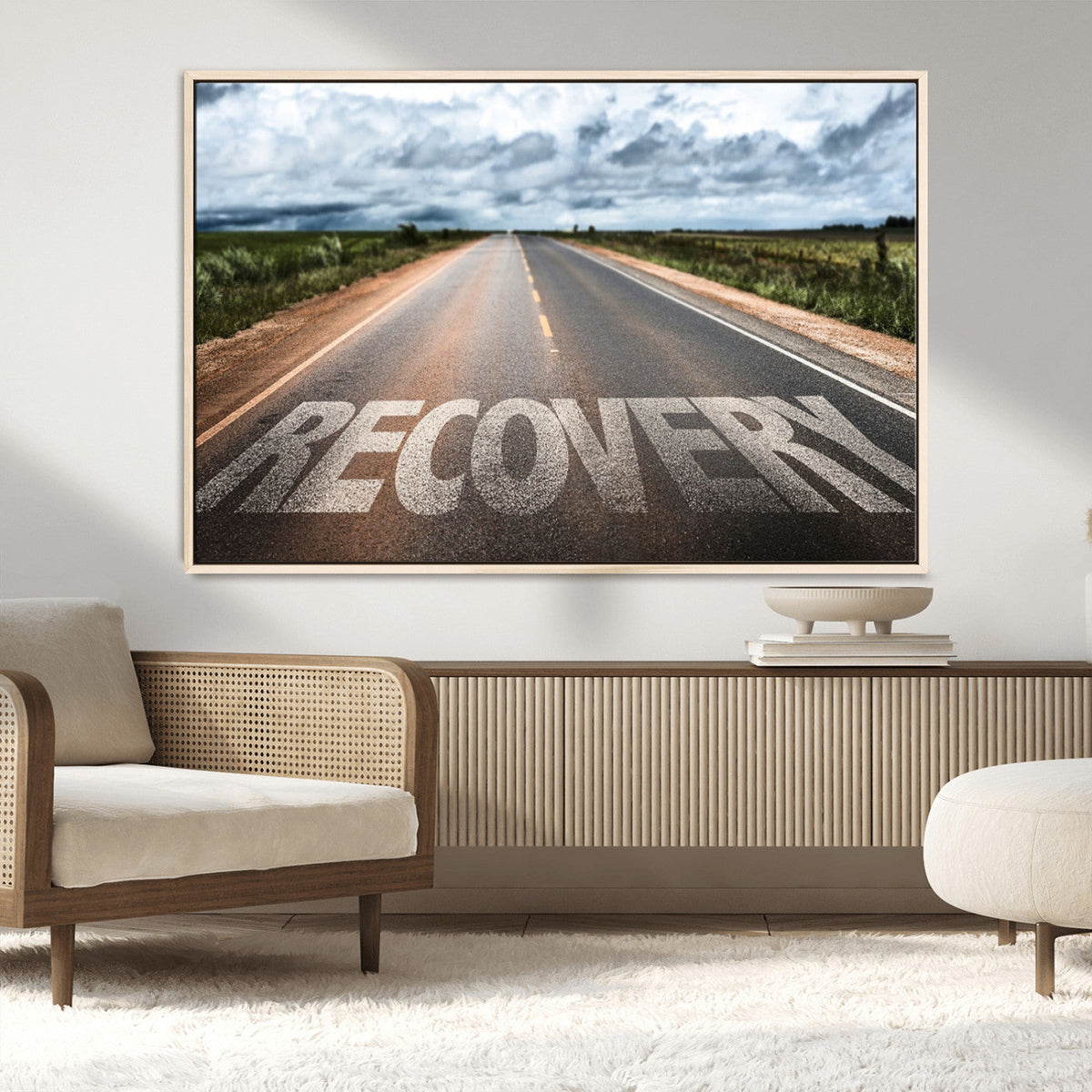 Recovery Road Wall Art Canvas Print