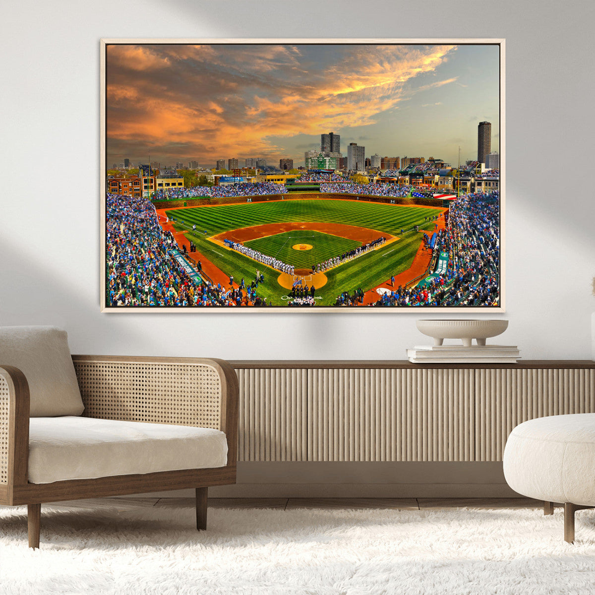 Chicago Wrigley Field Wall Art Canvas Print – Iconic