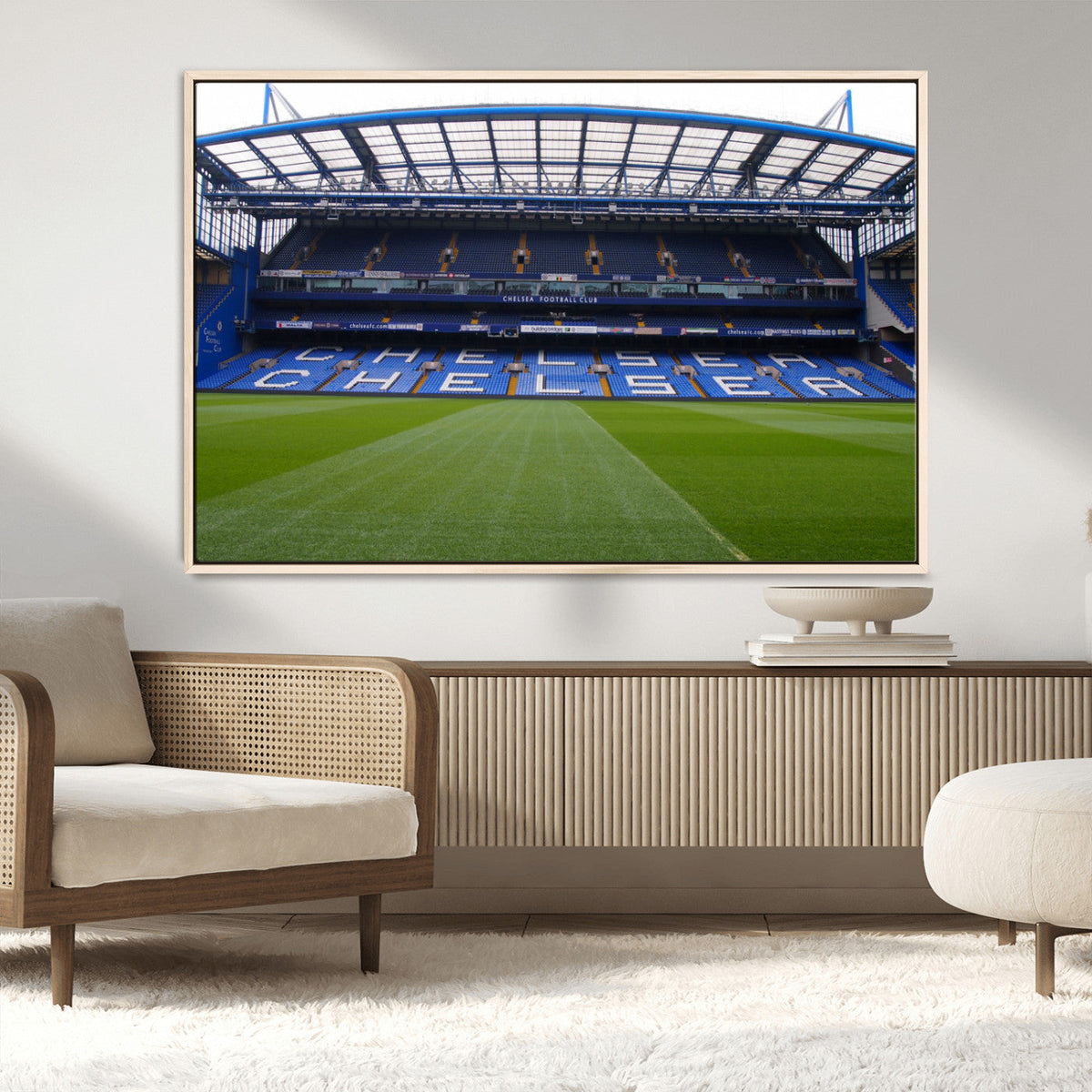 Stamford Bridge Chelsea Football Stadium Canvas Wall Art