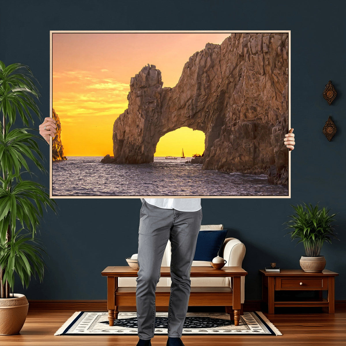 El Arco Cabo San Lucas Ocean Arch Wall Art Canvas Print