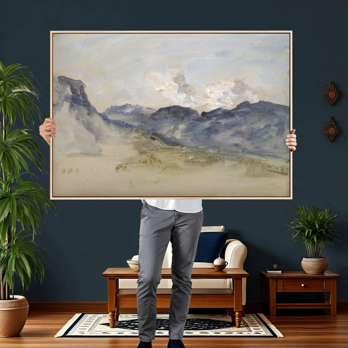 Alps Hercules Brabazon Brabazon Abstract Wall Art Canvas