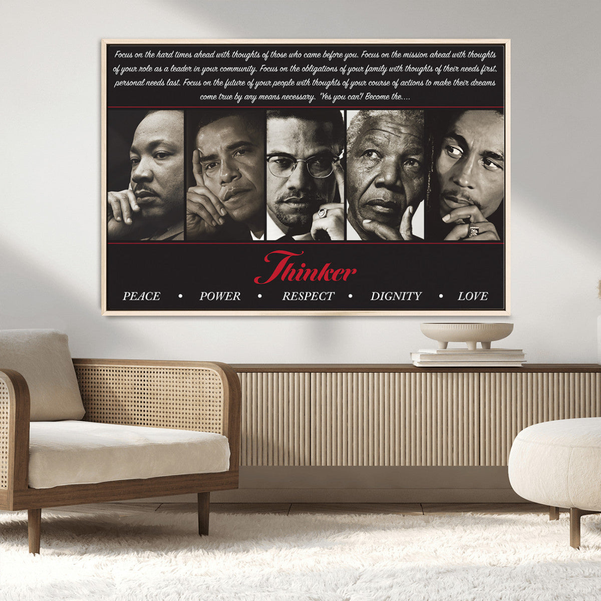 Thinkers of Wall Art Canvas Print - Inspirational Wall Art