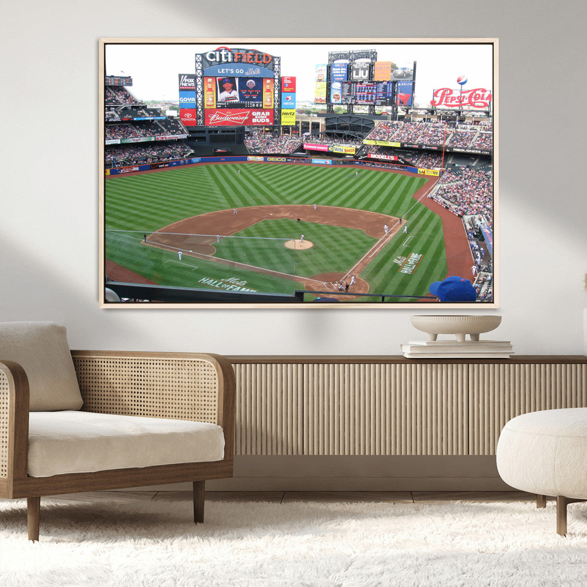 New York Mets Baseball Team Print - Citi Field Baseball