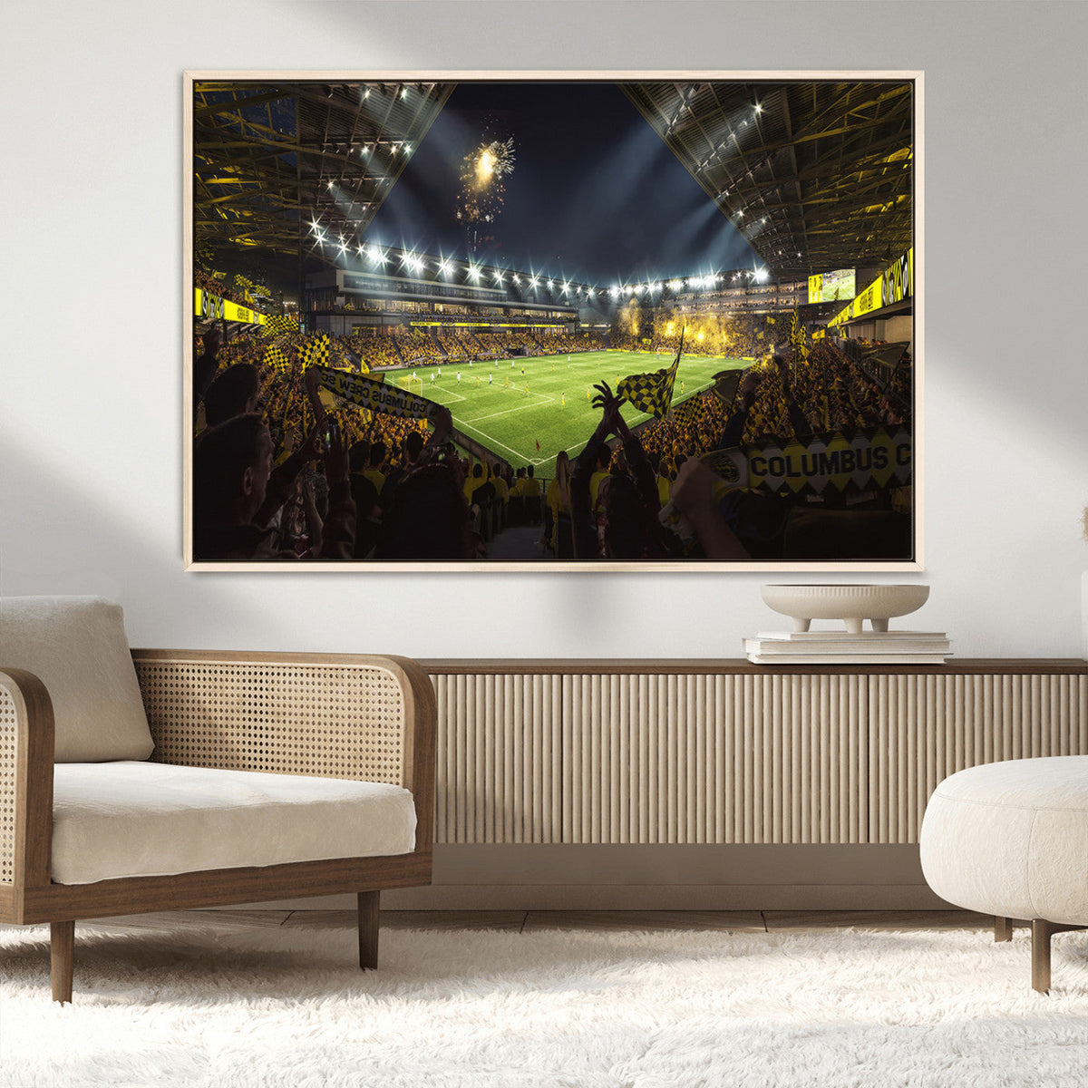 Columbus Crew Soccer Team Print - Columbus Crew Stadium Wall