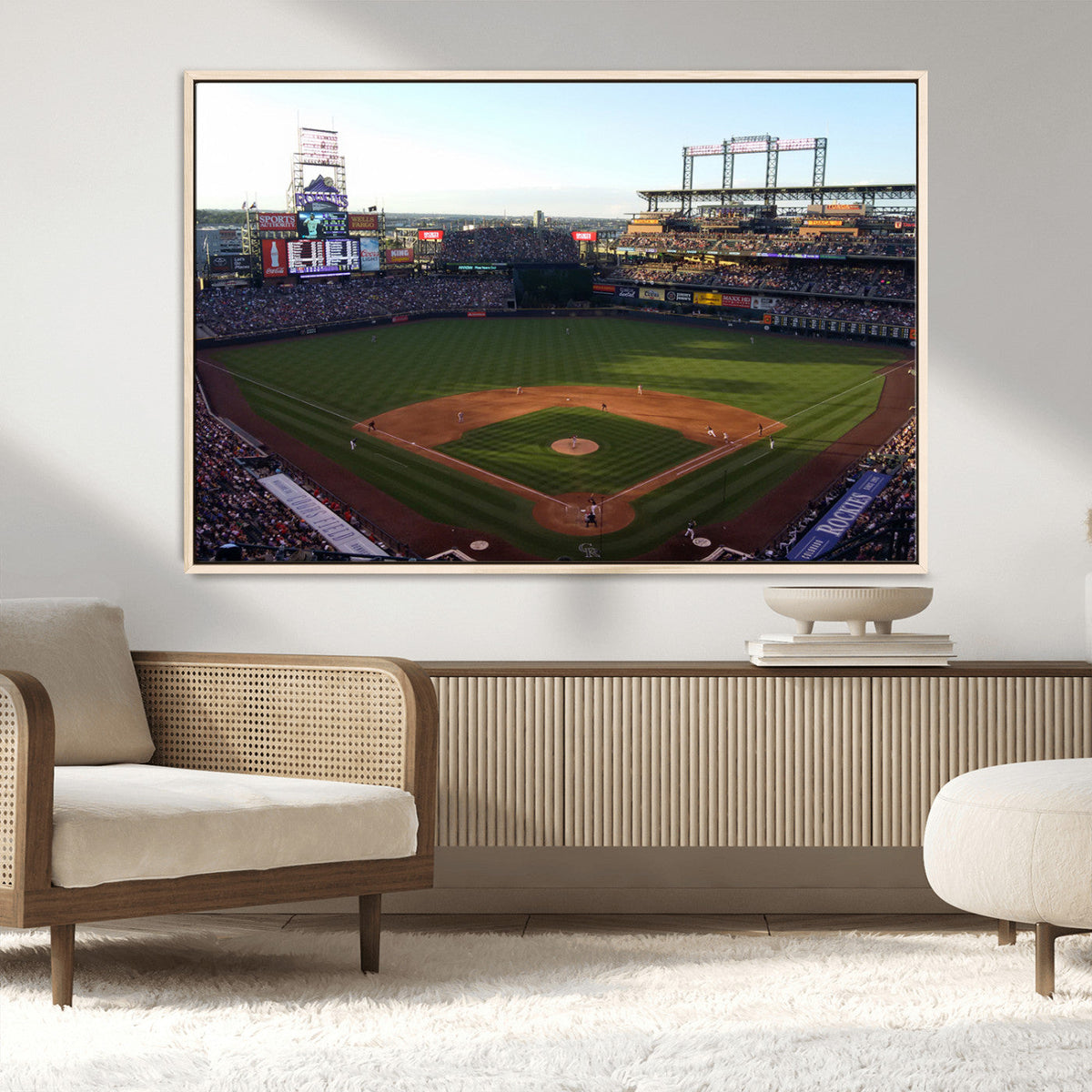 Colorado Rockies Coors Field Wall Art Canvas Print - MLB
