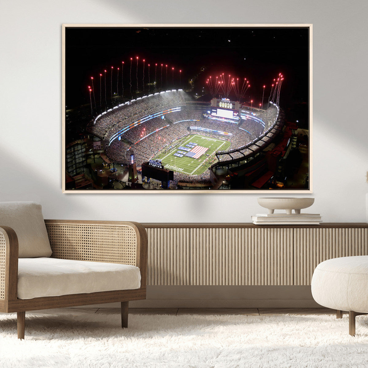 New England Patriots Team Print Wall Art- Foxborough