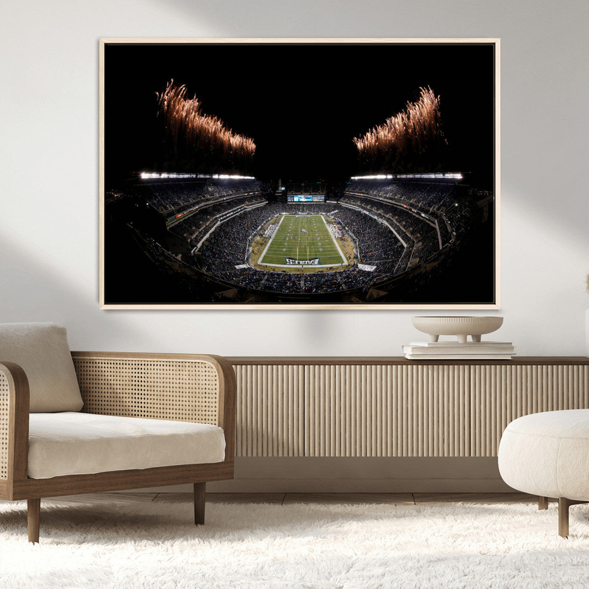 Eagles Field Stadium Wall Art | Philadelphia Eagles Football