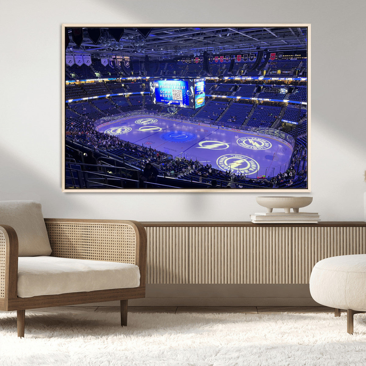 Amalie Arena Florida Wall Art Canvas Print - NHL Hockey
