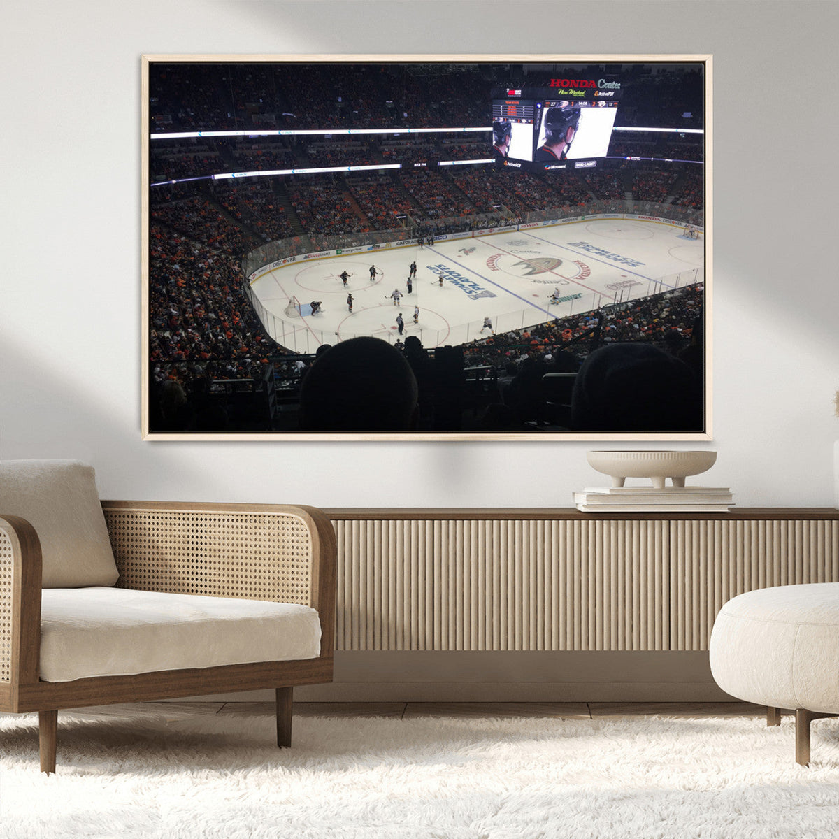 Honda Center California Anaheim Ducks Hockey Stadium Wall