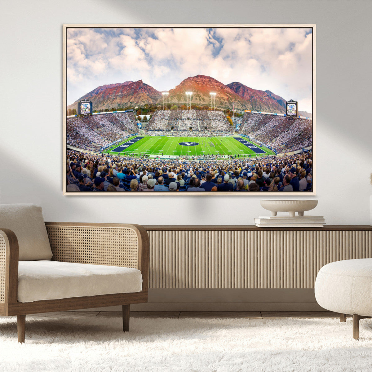 Brigham Young University Cougars Football Team Print - Provo