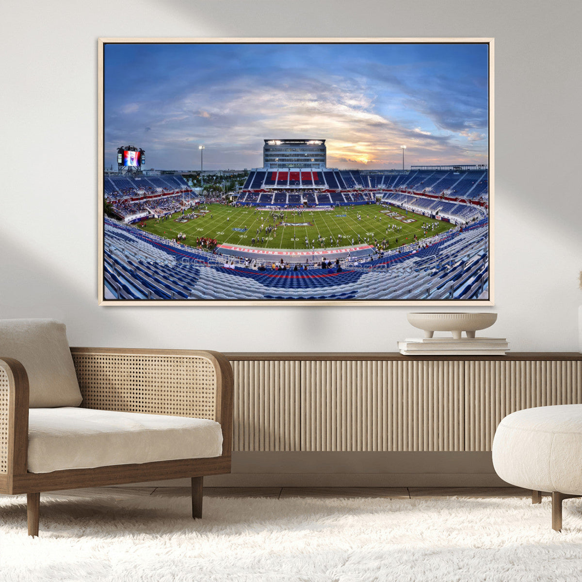 Florida Atlantic University Owls Football Team Print - Boca