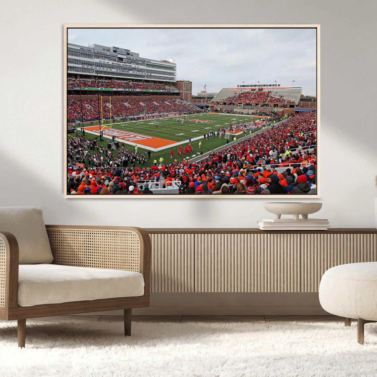 University of Illinois Fighting Illini Football Team Print -