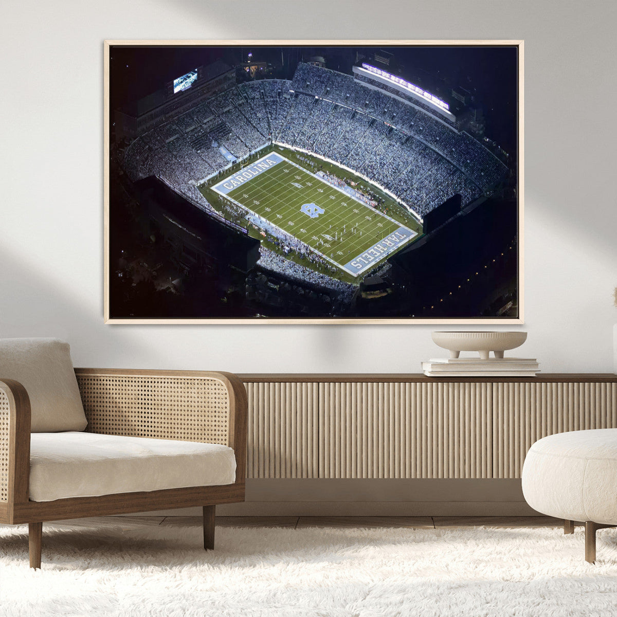 University of North Carolina Tar Heels Football Team Print -