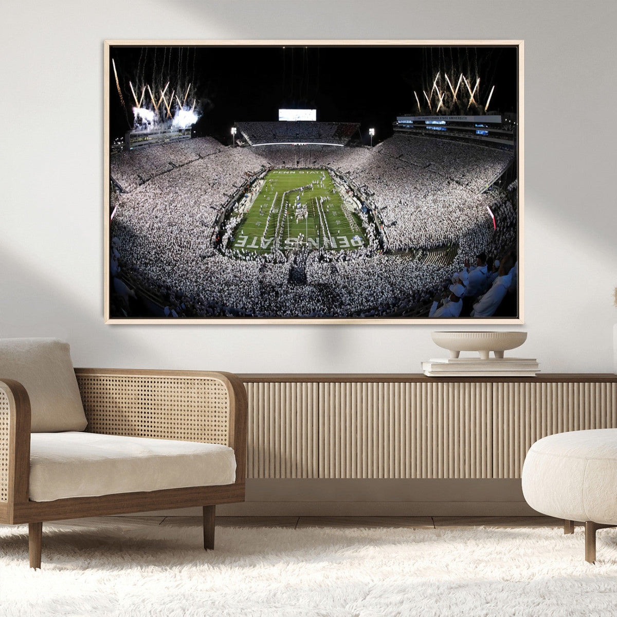 Penn State Beaver Stadium Canvas Wall Art - Nittany Lions