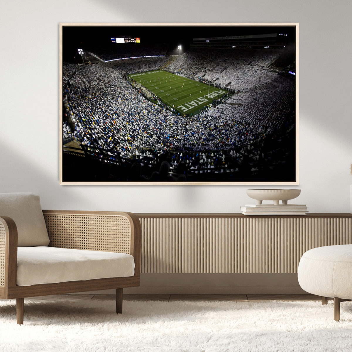 Penn State Football Stadium Wall Art - Beaver Stadium Canvas