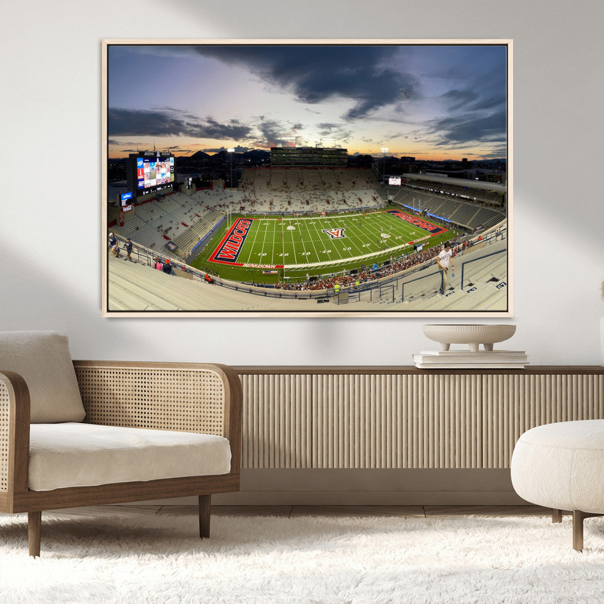 Arizona Wildcats Football Team Print - Tucson Arizona